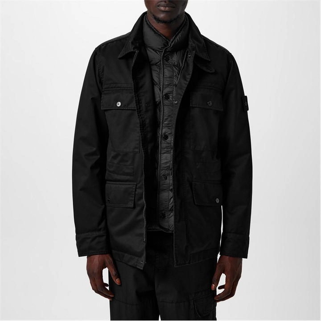 Stone Island Raso Jacket - Black